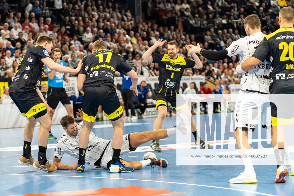 THW Kiel against TVB 1898 Stuttgart on 16 2 2020 THW Kiel against TVB 1898 Stuttgart in the LIQUI MOLY Handball Bundesliga on 25 matchday, in the Sparkassen Arena Kiel on 16 2 2020
