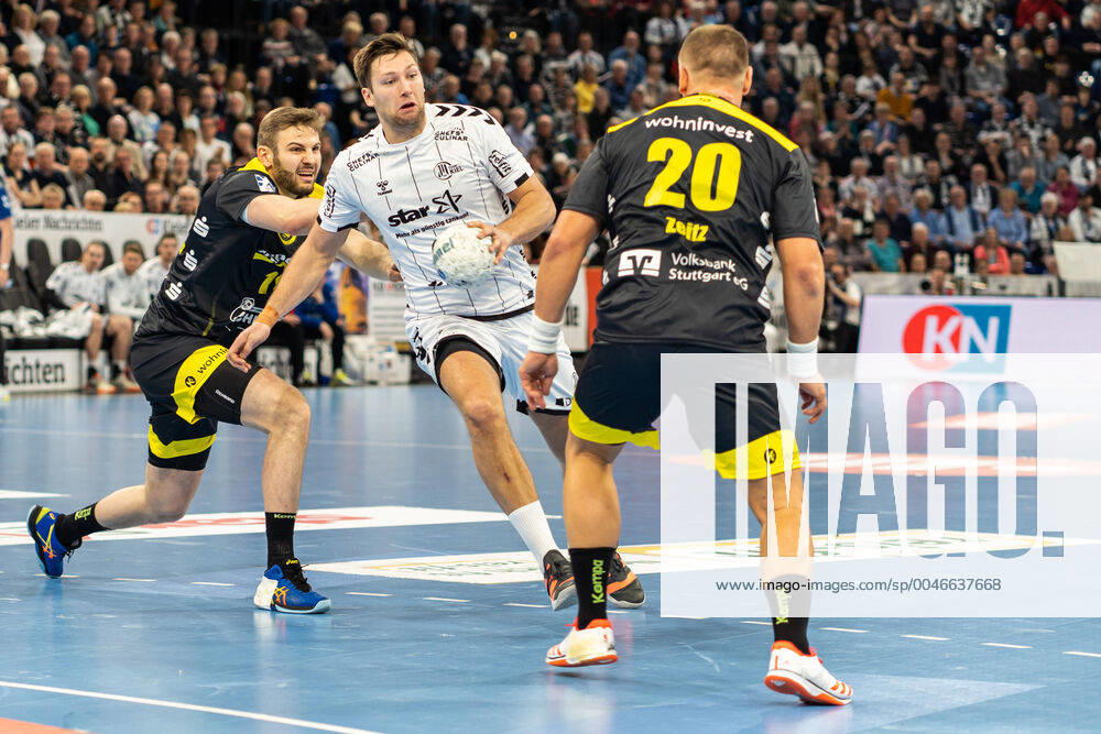 THW Kiel against TVB 1898 Stuttgart on 16 2 2020 Christian Zeitz 20, TVB 1898 Stuttgart, AU , THW Kiel against TVB 1898 Stuttgart in the LIQUI MOLY Handball Bundesliga on 25 matchday, in the Sparkassen Arena Kiel on 16 2 2020