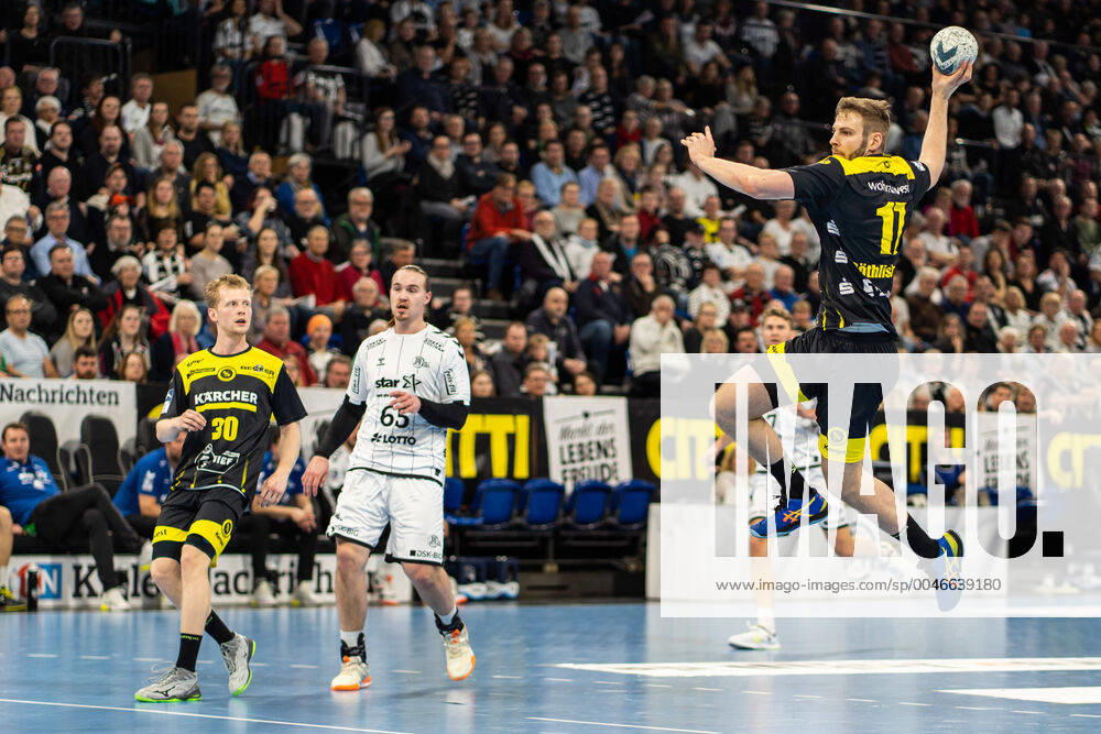 THW Kiel vs. TVB 1898 Stuttgart on 16 2 2020 Samuel Roethlisberger 17, TVB 1898 Stuttgart, RR , THW Kiel vs. TVB 1898 Stuttgart in the LIQUI MOLY Handball Bundesliga on 25 matchday, in the Sparkassen Arena Kiel on 16 2 2020