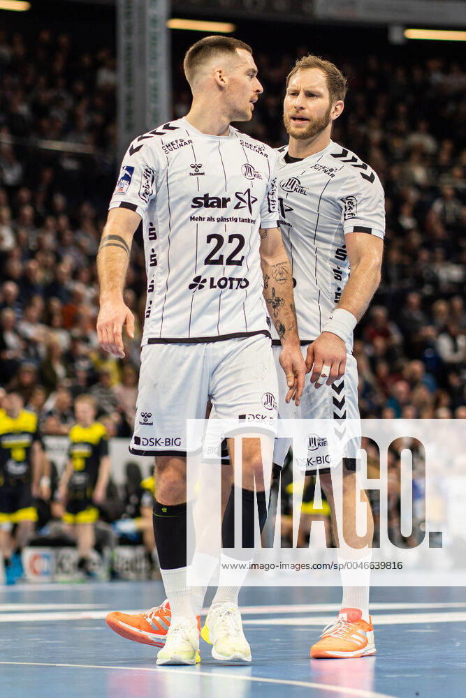 THW Kiel against TVB 1898 Stuttgart on 16 2 2020 Ole Rahmel 22, THW Kiel, AU , THW Kiel against TVB 1898 Stuttgart in the LIQUI MOLY Handball Bundesliga on 25 matchday, in the Sparkassen Arena Kiel on 16 2 2020