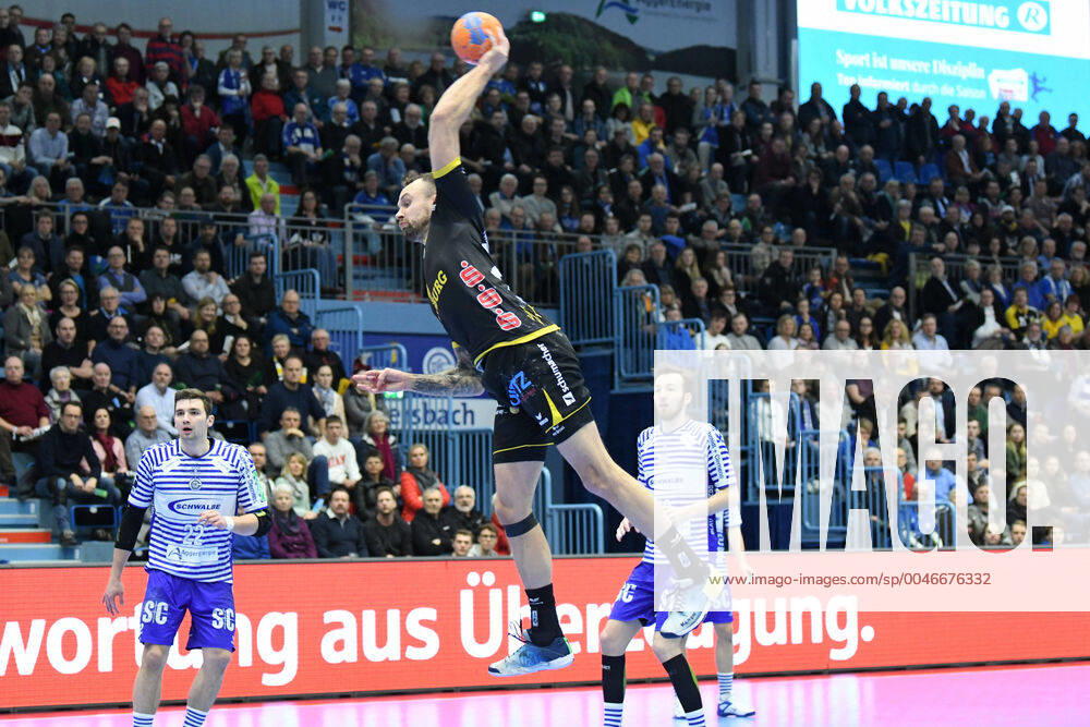 21 Florian Billek 21 HSC 2000 Coburg VfL Gummersbach HSC 2000 Coburg, men, 2 League, Liqui Moly Handball Bundesliga, 21 Matchday, 18 02 2020, VfL Gummersbach HSC 2000 Coburg, Handball, Liqui Moly 2 Handball Bundesliga, men, season 2019 20 Gummersbach