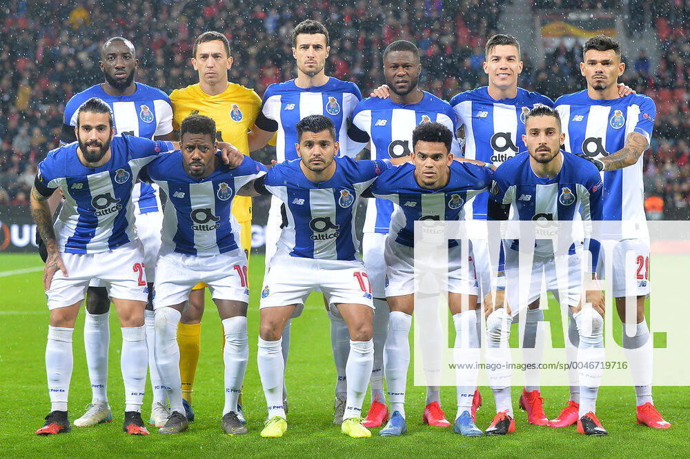 Football Europa League Sixteenth-finals Bayer 04 Leverkusen FC Porto on 20 02 2020 in the BayArena in Leverkusen Team photo Team photo FC Porto back row V l n r Moussa Marega Porto Porto Agustin Marchesin Porto Ivan Marcano Porto , Chancel Mbemba Porto , Mateus Uribe Porto , Tiquinho Soares Porto front row V l n r Sergio Oliveira Porto , Wilson Manafa Porto , Jesus Corona Porto , Luis Diaz Porto , Alex Telles Porto DFL DFB regulations prohibit any use of photographs as image sequences and or quasi video