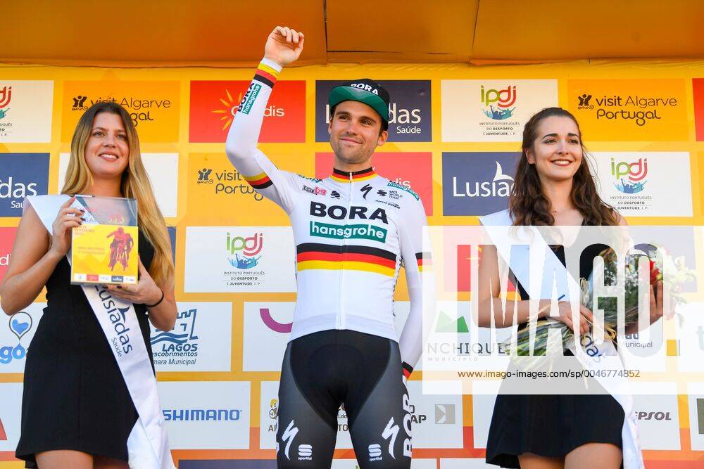 KW08 SCHACHMANN Maximilian (GER) of BORA - HANSGROHE celebrates after stage 5 of 46th edition of the Volta Algarve cycling race, an individual time trial over 20,3 km with start and finish in Lagoa CYCLISME : 2020 Tour Algarve - Etape 5 - 23 02 2020 PhotoNews Panoramic