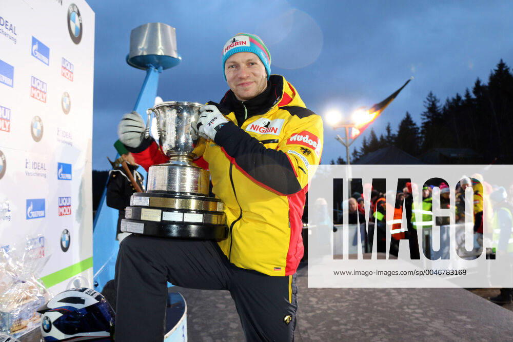 Altenberg Bob World Championship Francesco Friedrich with World Champions Cup