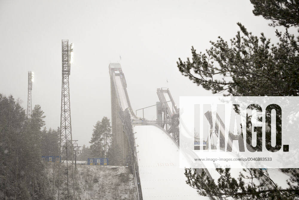Ski jumping, Skispringen, Ski, nordisch arena the Lahti Ski Games FIS WC Ski Jumping Men HS 130 at the Lahti Ski games 1. March 2020 in Lahti, Finland. (Tomi Hänninen Newspix24)