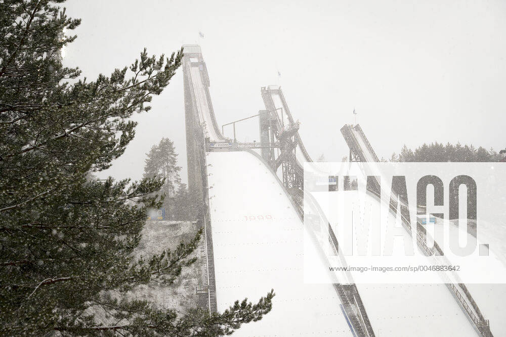 Ski jumping, Skispringen, Ski, nordisch arena the Lahti Ski Games FIS WC Ski Jumping Men HS 130 at the Lahti Ski games 1. March 2020 in Lahti, Finland. (Tomi Hänninen Newspix24)