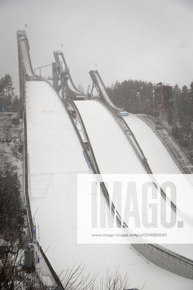 Ski jumping, Skispringen, Ski, nordisch arena the Lahti Ski Games FIS WC Ski Jumping Men HS 130 at the Lahti Ski games 1. March 2020 in Lahti, Finland. (Tomi Hänninen Newspix24)