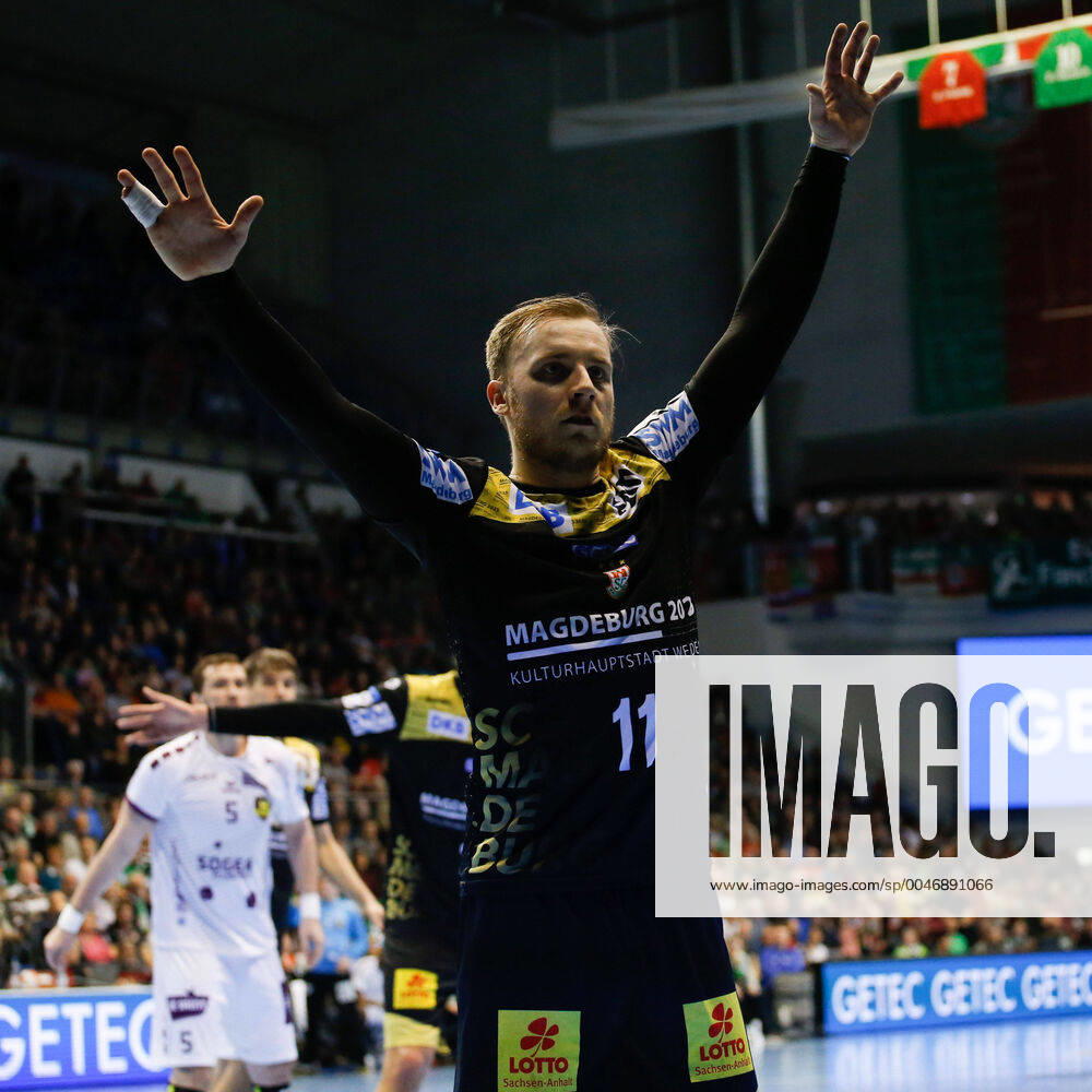 Handball EHF Cup, SC Magdeburg HBC Nantes, f l Daniel Pettersson Magdeburg, 11 GETEC Arena
