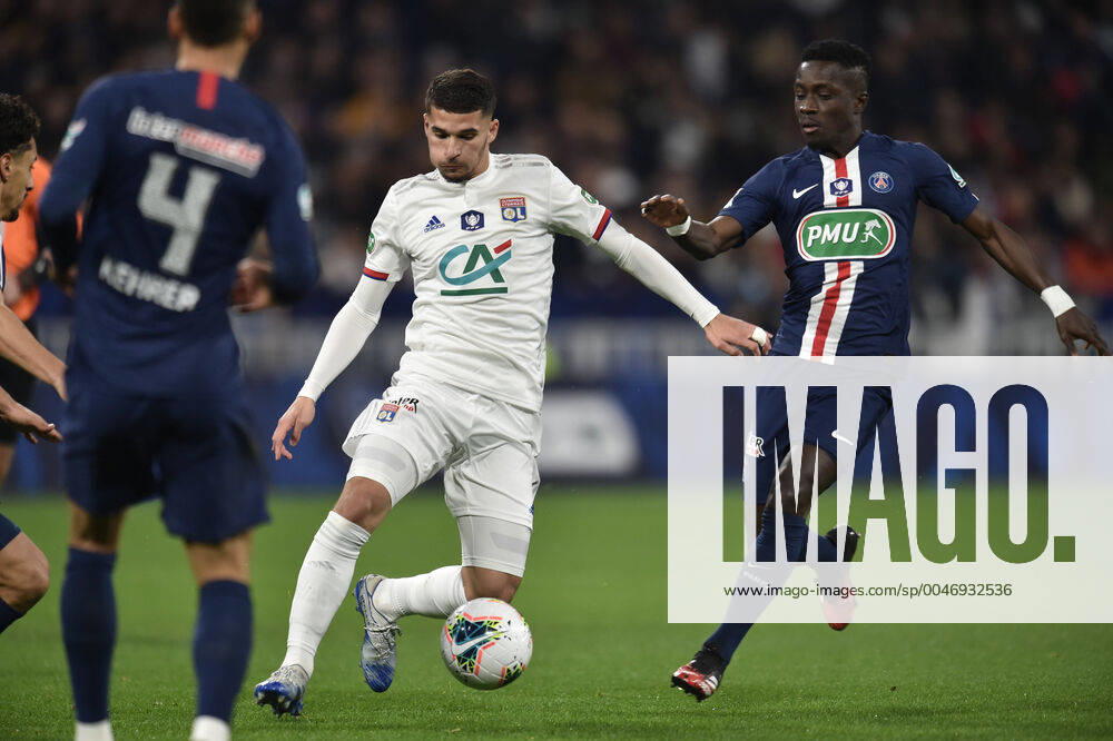Houssem Aouar (lyon) FOOTBALL : Olympique Lyonnais vs Paris Saint Germain - Coupe de France - 1 2 finale - 04 03 2020 FredericChambert Panoramic