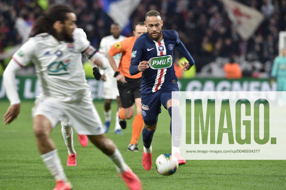 Neymar (psg) FOOTBALL : Olympique Lyonnais vs Paris Saint Germain - Coupe de France - 1 2 finale - 04 03 2020 FredericChambert Panoramic