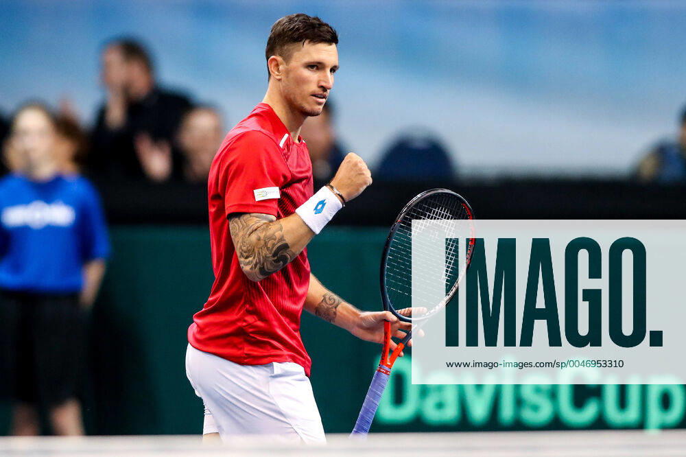 TENNIS - Davis Cup, AUT vs URU PREMSTAETTEN,AUSTRIA,06.MAR.20 - TENNIS - ITF Davis Cup, Austria vs Uruguay. Image shows Dennis Novak (AUT). GEPAxpictures Klansek