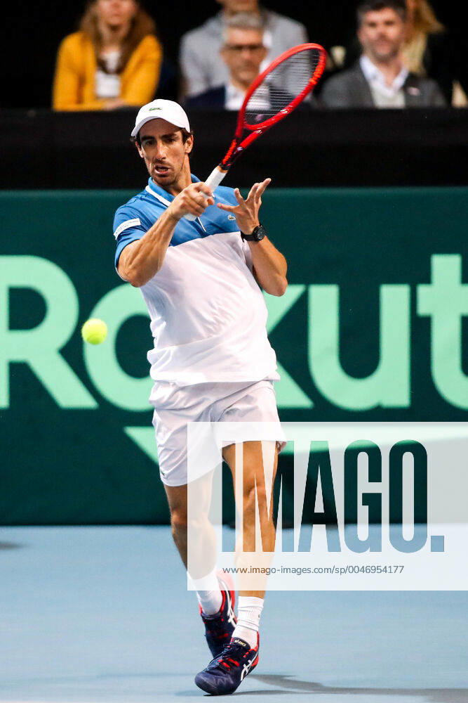 TENNIS - Davis Cup, AUT vs URU PREMSTAETTEN,AUSTRIA,06.MAR.20 - TENNIS - ITF Davis Cup, Austria vs Uruguay. Image shows Pablo Cuevas (URU). GEPAxpictures Klansek