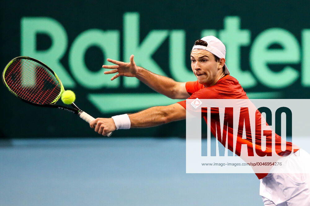 TENNIS - Davis Cup, AUT vs URU PREMSTAETTEN,AUSTRIA,06.MAR.20 - TENNIS - ITF Davis Cup, Austria vs Uruguay. Image shows Jurij Rodionov (AUT). GEPAxpictures Klansek