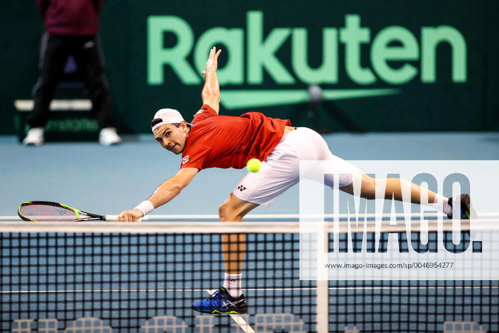 TENNIS - Davis Cup, AUT vs URU PREMSTAETTEN,AUSTRIA,06.MAR.20 - TENNIS - ITF Davis Cup, Austria vs Uruguay. Image shows Jurij Rodionov (AUT). GEPAxpictures Klansek