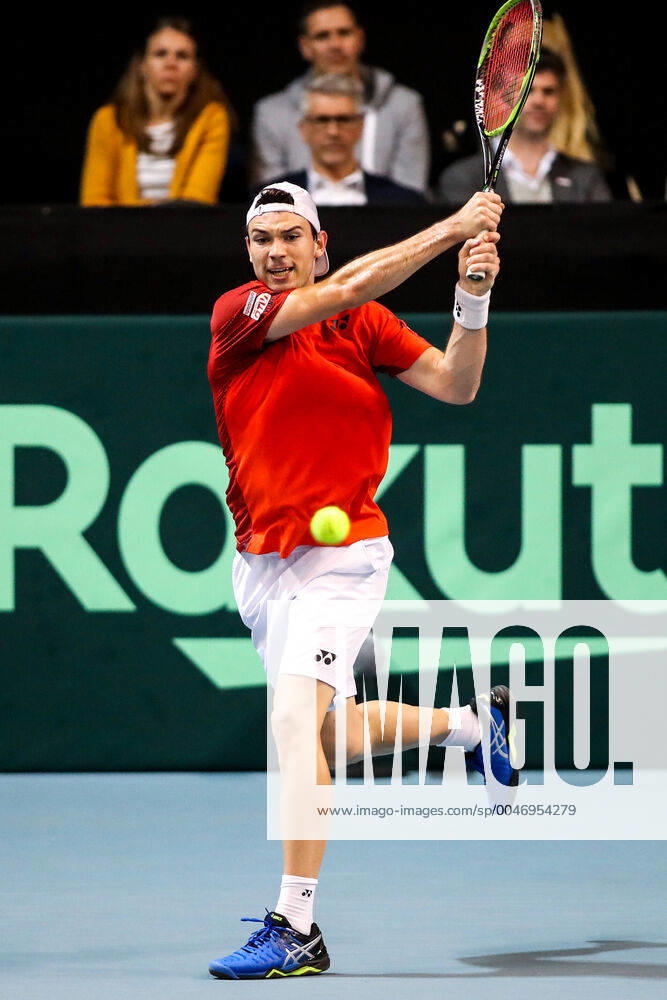 TENNIS - Davis Cup, AUT vs URU PREMSTAETTEN,AUSTRIA,06.MAR.20 - TENNIS - ITF Davis Cup, Austria vs Uruguay. Image shows Jurij Rodionov (AUT). GEPAxpictures Klansek