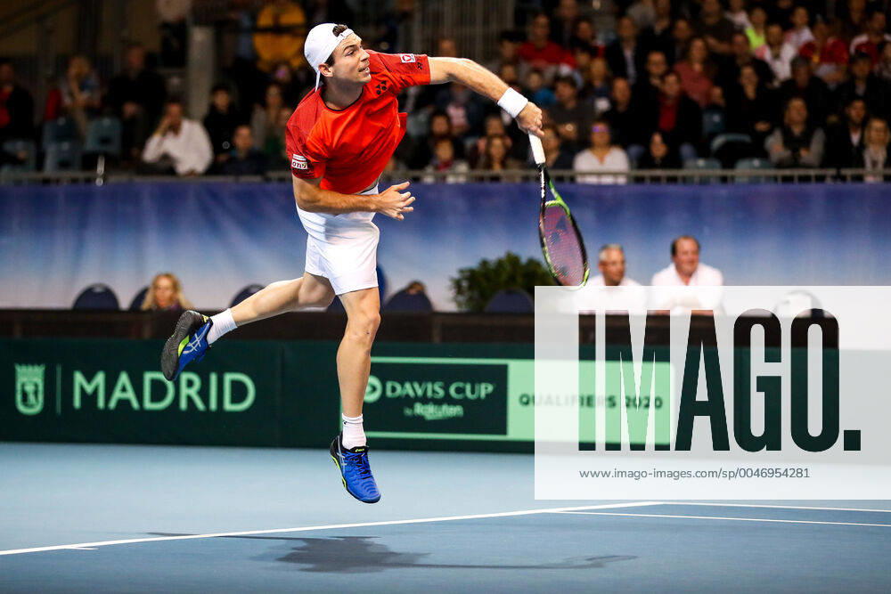 TENNIS - Davis Cup, AUT vs URU PREMSTAETTEN,AUSTRIA,06.MAR.20 - TENNIS - ITF Davis Cup, Austria vs Uruguay. Image shows Jurij Rodionov (AUT). GEPAxpictures Klansek