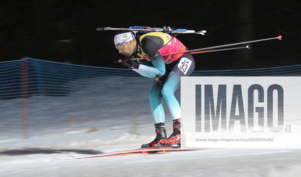 MARTIN FOURCADE of France competes during Czech biathlon World Biathlon Cup men s 10 km sprint event in Nove Mesto na Morave, Czech Republic, March 06, 2020. (CTKxPhoto LiborxPlihal) CTKPhotoP202003060954301 PLI 9