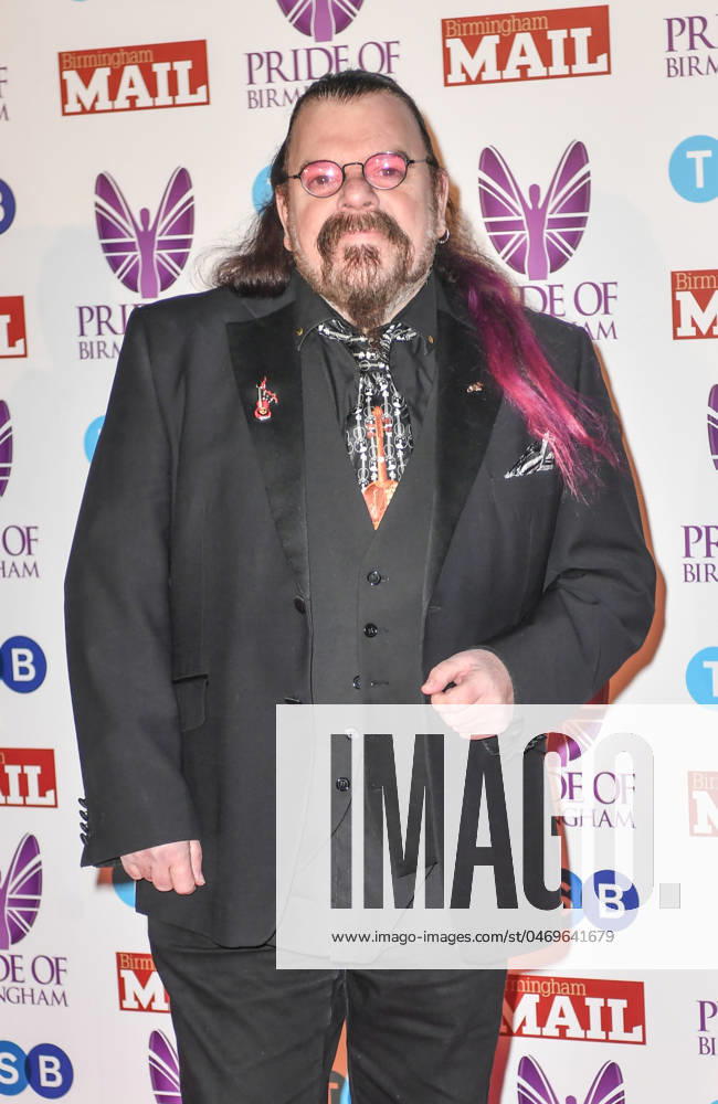 Roy Wood arrives at the Pride Of Birmingham Awards 2018 at University of Birmingham on March 8, 2018 in Birmingham, England. Roy Wood arrives at the Pride Of Birmingham Awards 2018 at University of Birmingham on March 8, 2018 in Birmingham, England.,