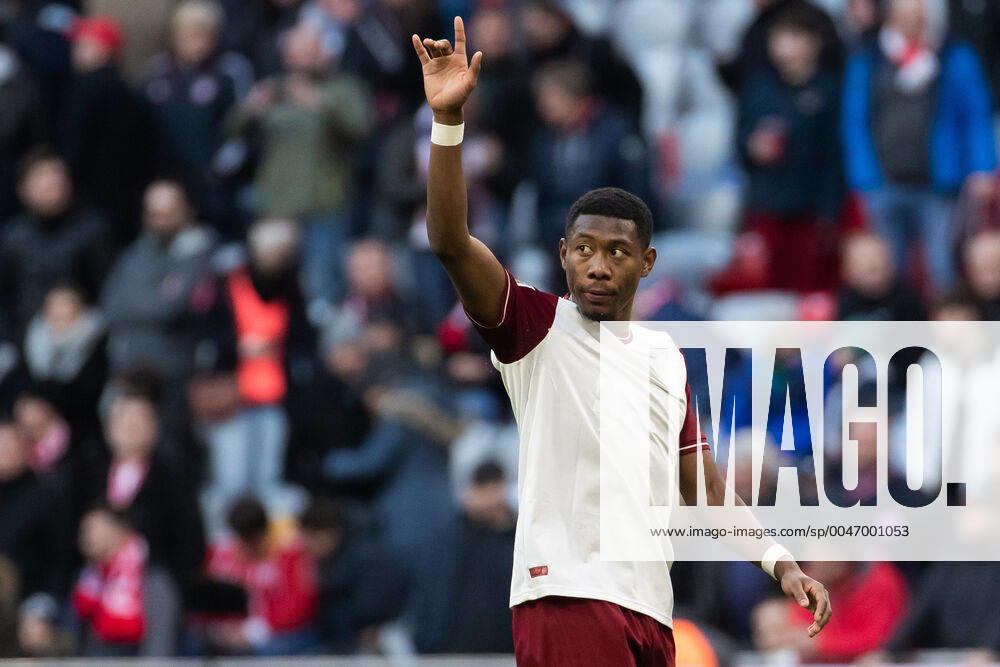 Football Bundesliga, 25 Matchday, FC Bayern Muenchen 1 FC Augsburg David Alaba FC Bayern Muenchen reacts after the match DFL regulations prohibit any use of photographs as image sequences and or quasi video GER, Football, Bundesliga, FC Bayern Muenchen 1 FC Augsburg, 08 03 2020 Munich