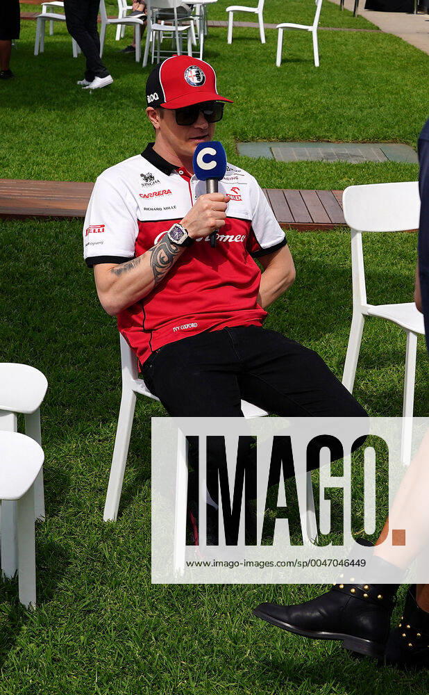 FORMULA 1 ROLEX AUSTRALIAN GRAND PRIX 2020 12 03 2020, Albert Park, Melbourne, FORMULA 1 ROLEX AUSTRALIAN GRAND PRIX 2020 , in the picture Kimi Raikkonen FIN 7 , Alfa Romeo Racing answers the journalists questions nordphotoxBratic nph00250