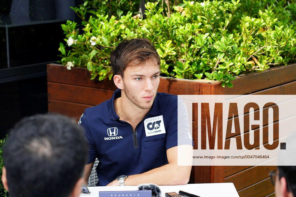 FORMULA 1 ROLEX AUSTRALIAN GRAND PRIX 2020 12 03 2020, Albert Park, Melbourne, FORMULA 1 ROLEX AUSTRALIAN GRAND PRIX 2020 , in the picture Pierre Gasly FRA 10 , AlphaTauri answers the journalists questions nordphotoxBratic nph00250