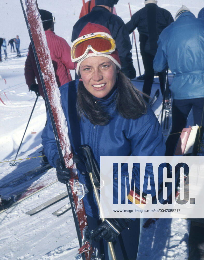 Alpine skiing Rosi Mittermaier Germany portrait 01 12 1967 estimated HM