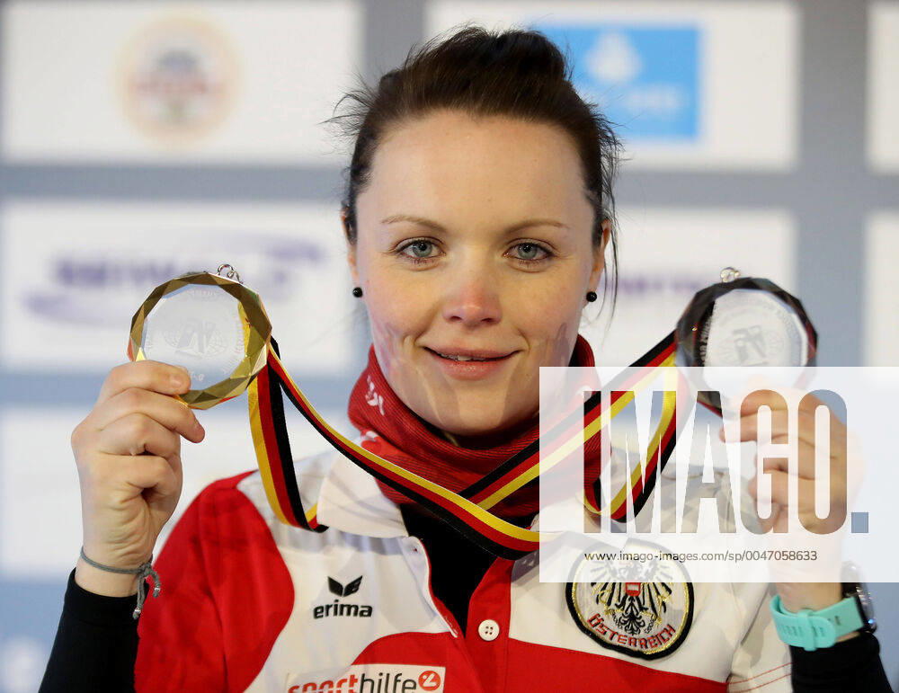 KW11 ICE STOCK - Icestocksport World Championships 2020 REGEN,GERMANY,13.MAR.20 - ICE STOCK SPORT - IFI Icestocksport World Championships 2020. Image shows Simone Steiner (AUT). GEPAxpictures Oberlaender