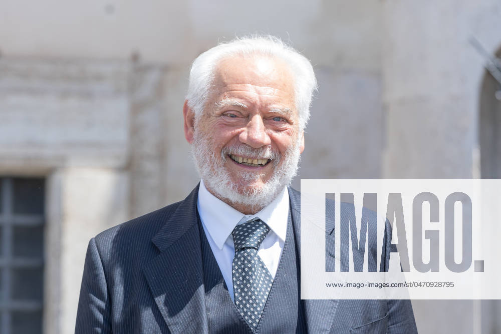 Italy: Nominees for David di Donatello Awards at Quirinale Actor Giorgio Colangeli leaves Quirinale Palace after presentation ceremony of David di Donatello Awards in Rome Rome Italy