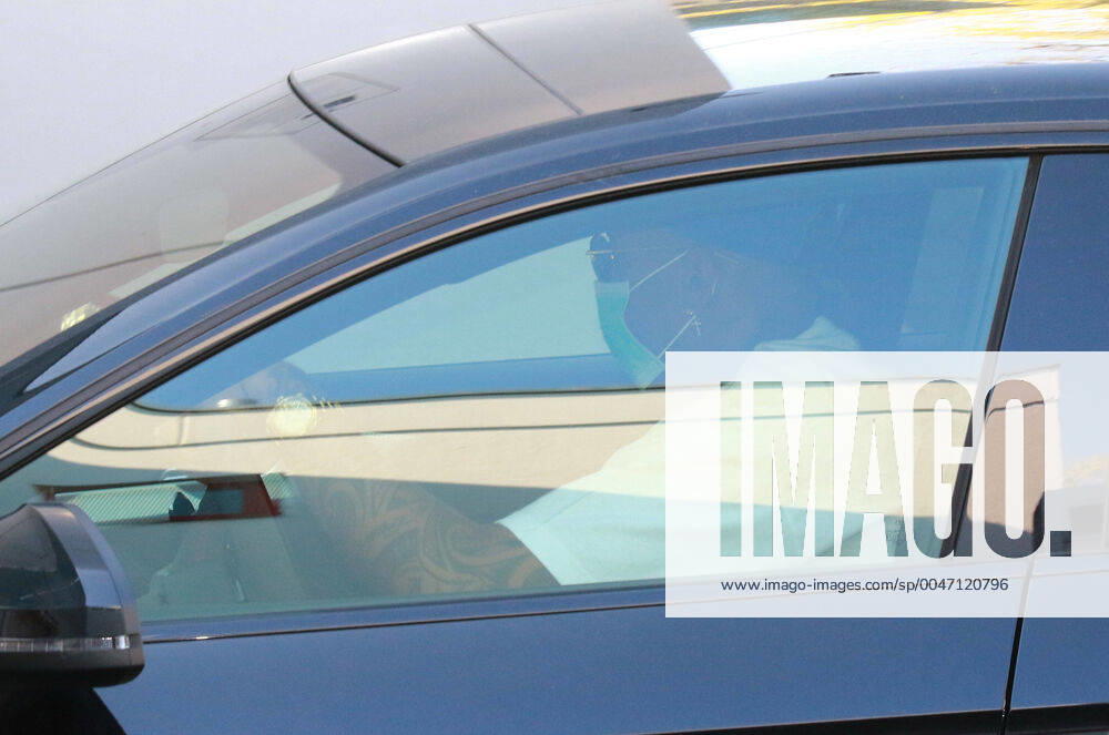 Jerome Boateng, in the company car, on the way to training FC Bayern Munich 07 04 2020 Training