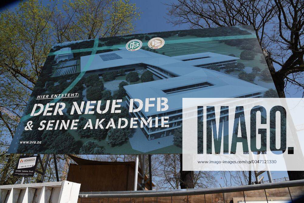 Frankfurt am Main German Football Association Construction site of the new DFB and its Academy