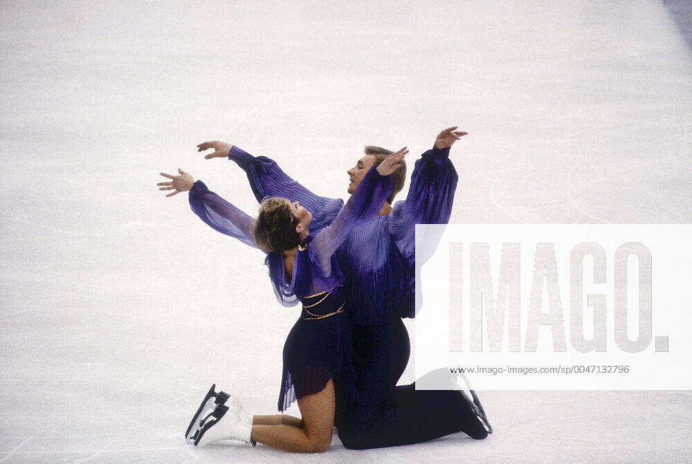 Figure Staing Torvill and Dean Jayne Torvill and Christopher Dean (GBR) Olympic Champions in Ice dancing, Eistanzen at the 1984 Olympic Winter games, Winterspiele,Spiele, Summer games Sarajevo Yugoslavia