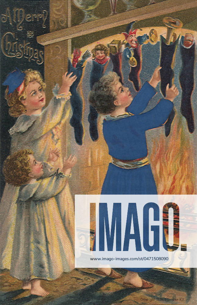 Hanging Stockings Hanging Stockings Date: 1910