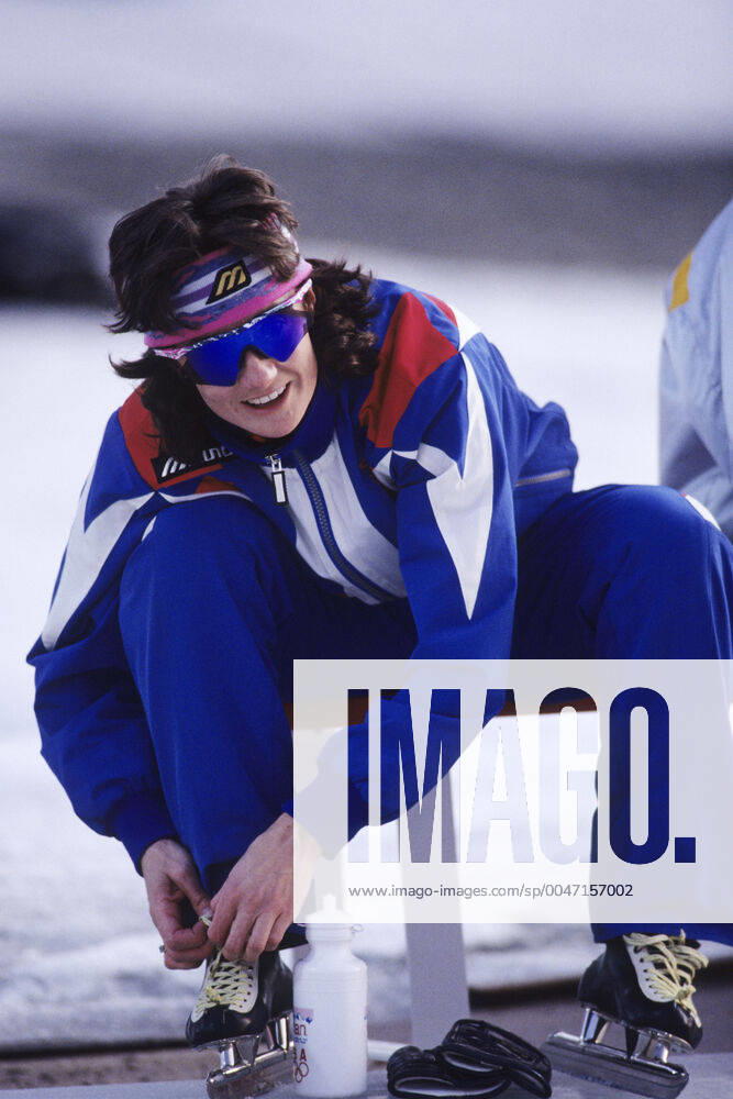 Speedskating Bonnie Blair USA 1992 Olympic Winter games, Winterspiele,Spiele, Summer games Albertville France