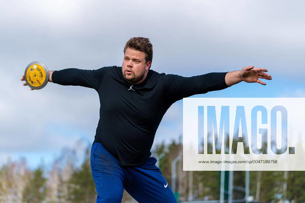 Daniel Stahl, Sparvägens FK, during a training session on April 15, 2020 in Växjö,