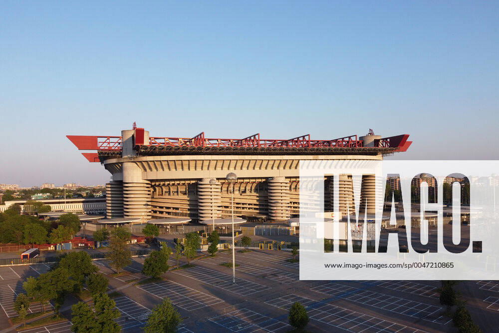 Italy, MilanTown, Milano Cittˆ, during restrictions due to the Coronavirus Covid-19, STADIO MEAZZA SAN SIRO STADIUM MILANO VEDUTE CORONAVIRUS COVID 19