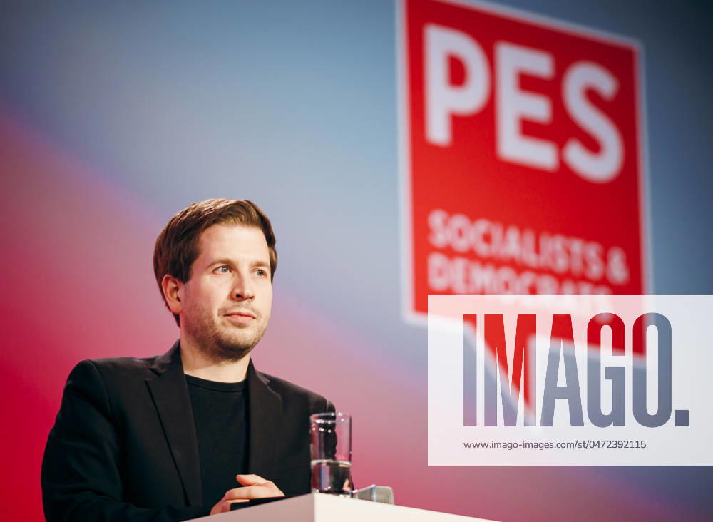 Kevin Kuehnert, Secretary General of the SPD, recorded at the Social Democratic Congress of the SPD and PES with the motto We stand together for our Europe in Berlin, 04 05 2024 Berlin Germany