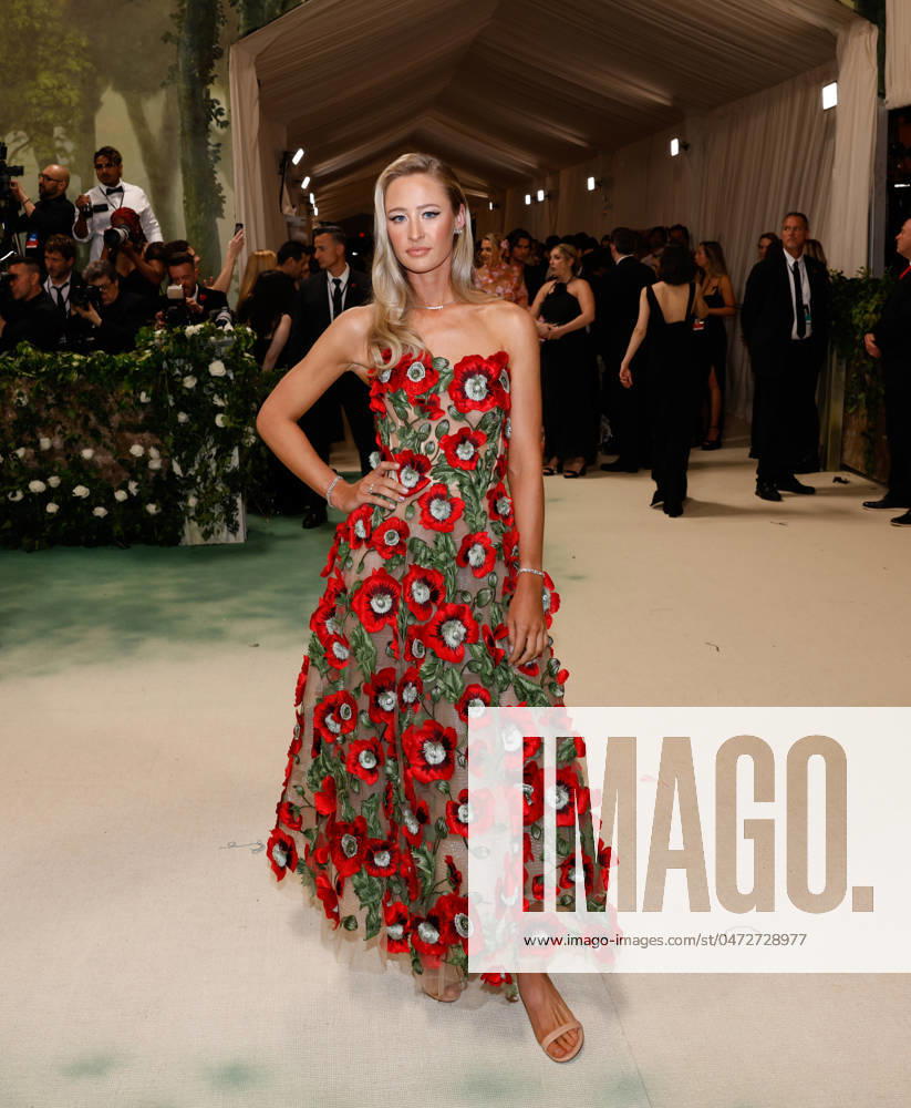 Nelly Korda arrives on the red carpet at the 2024 Met Gala celebrating Sleeping Beauties: Reawakening Fashion at The Metropolitan Museum of Art on Monday, May 6, 2024 in New York City. NYP20240506359 JOHNxANGELILLO