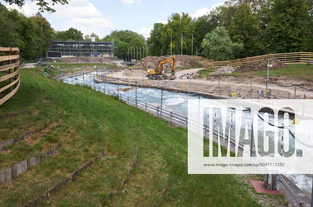 Construction site Eiskanal the area will be closed to passers-by for almost two years due to the reconstruction of the track for the canoe slalom WM 2022