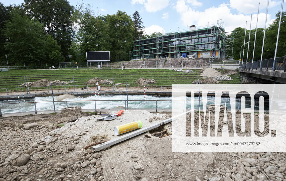 Construction site Eiskanal the area will be closed to passers-by for almost two years due to the reconstruction of the track for the canoe slalom WM 2022