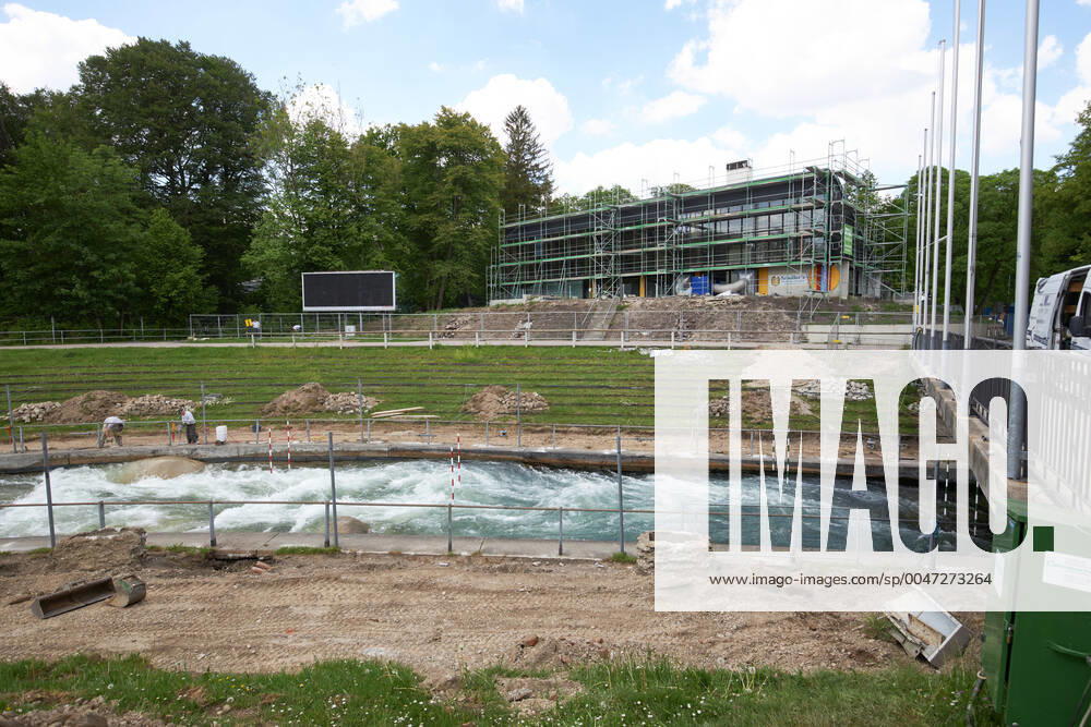 Construction site Eiskanal the area will be closed to passers-by for almost two years due to the reconstruction of the track for the canoe slalom WM 2022