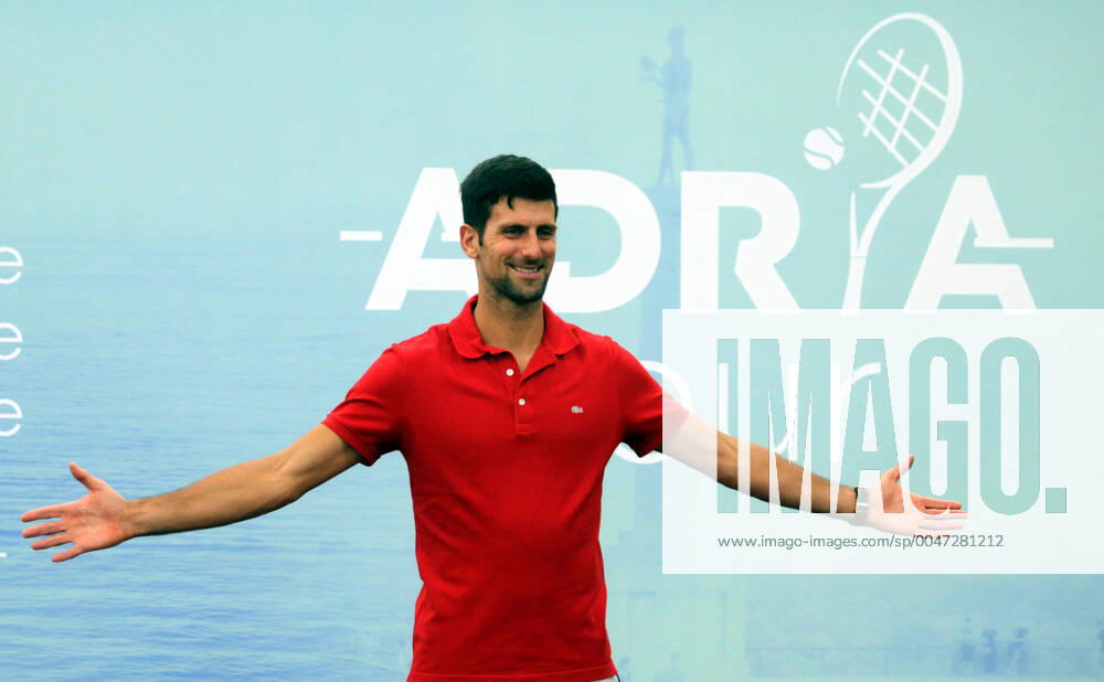 Belgrade(Serbia) Novak Djokovic press conference, PK, Pressekonferenz announcement of exibition tennis tournament Adria Cup who will play in Belgrade,Zadar,Montenegro and Banja Luka. :