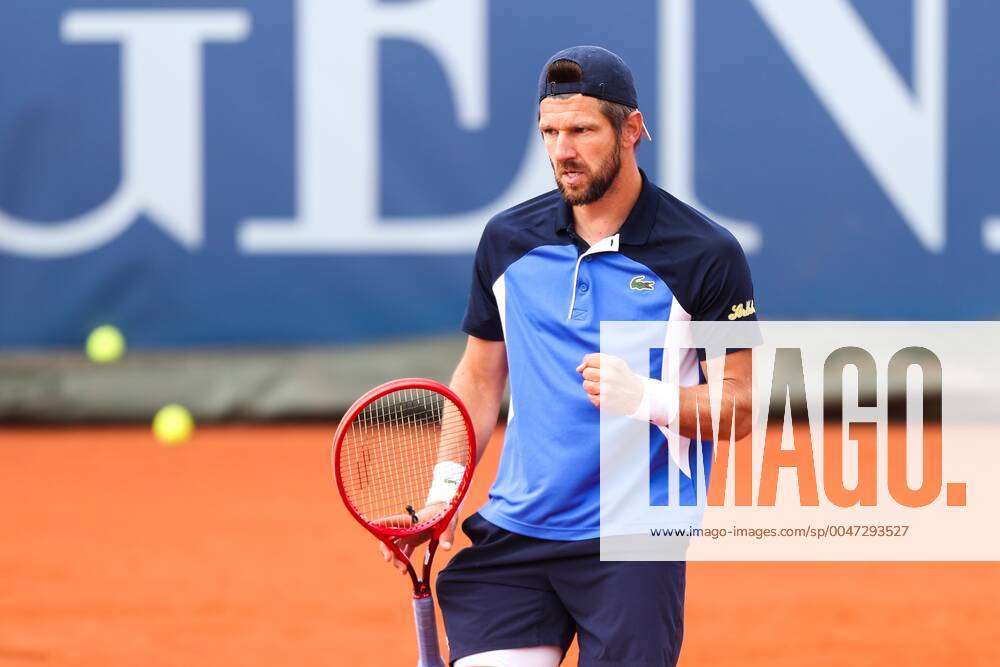 TENNIS - Austrian Pro Series MARIA ENZERSDORF,AUSTRIA,29.MAY.20 - TENNIS - Generali Austrian Pro Series. Image shows the rejoicing of Juergen Melzer (AUT). GEPAxpictures xPhilippxBrem