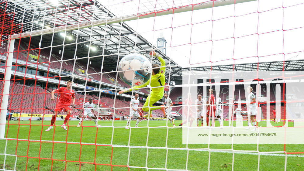 1 FC Koeln 1 FC Union Berlin, 13 06 2020 Marvin Friedrich Berlin, m scores per head against goalkeeper Timo Horn 1 FC Koeln Sport Fussball 1 Bundesliga season 19 20 31 Matchday 1 FC Koeln 1 FC Union Berlin, 13 06 2020 Photo Matthias Koch POOL DFL REGULATIONS PROHIBIT ANY USE OF PHOTOGRAPHS AS IMAGE SEQUENCES AND OR QUASI VIDEO NATIONAL AND INTERNATIONAL NEWS AGENCIES OUT Koeln NRW Germany Poolfoto Matthias Koch POOL ,