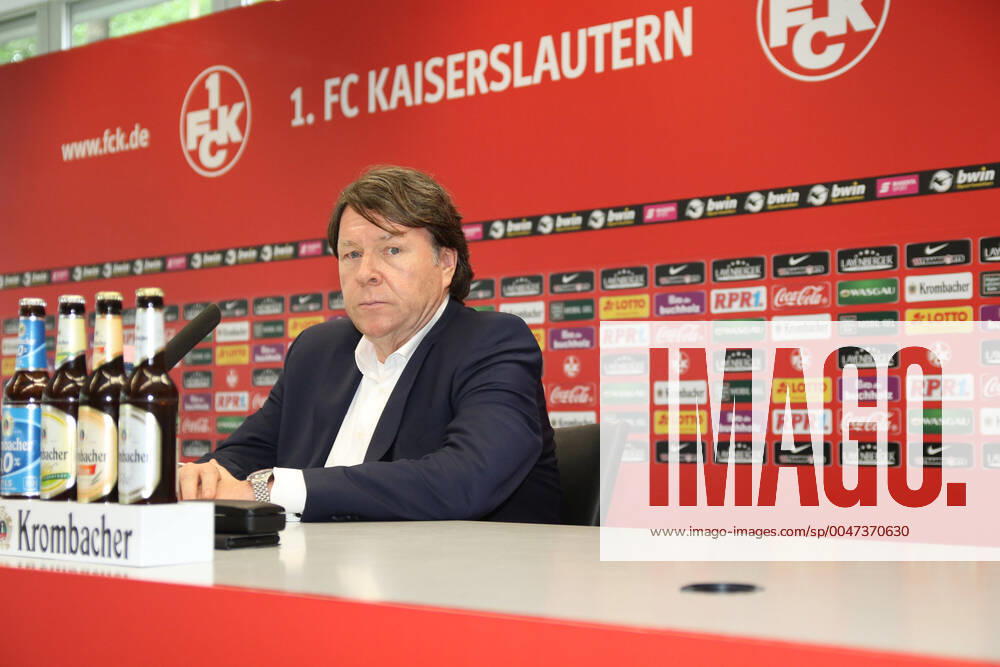 Dirk Eichelbaum Executive Vice President 1 FC Kaiserslautern GmbH Co KGaA , Press conference on insolvency proceedings, 1 FC Kaiserslautern, soccer, 3 Bundesliga, 16 06 2020 Press conference on insolvency proceedings, 1 FC Kaiserslautern, soccer, 3 Bundesliga, 16 06 2020 Kaiserslautern