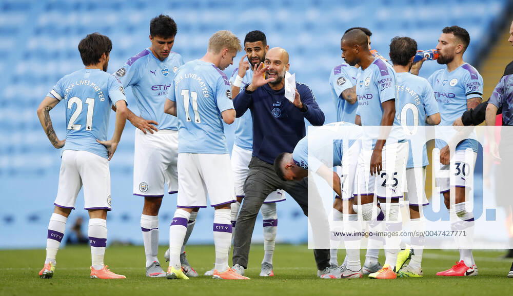 KW26 Football - 2019 2020 Premier League - Manchester City vs. Burnley Manchester City Manager Josep Guardiola at the Etihad Stadium. COLORSPORT LYNNE CAMERON