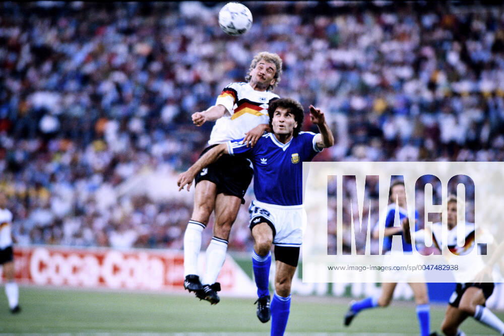 VOELLER Rudi Team Germany with RUGGERI Oscar Team Germany World Champion FIFA World Cup 1990 in Italy Final Germany Argentina 1 0 on 08 07 1990 in Rome