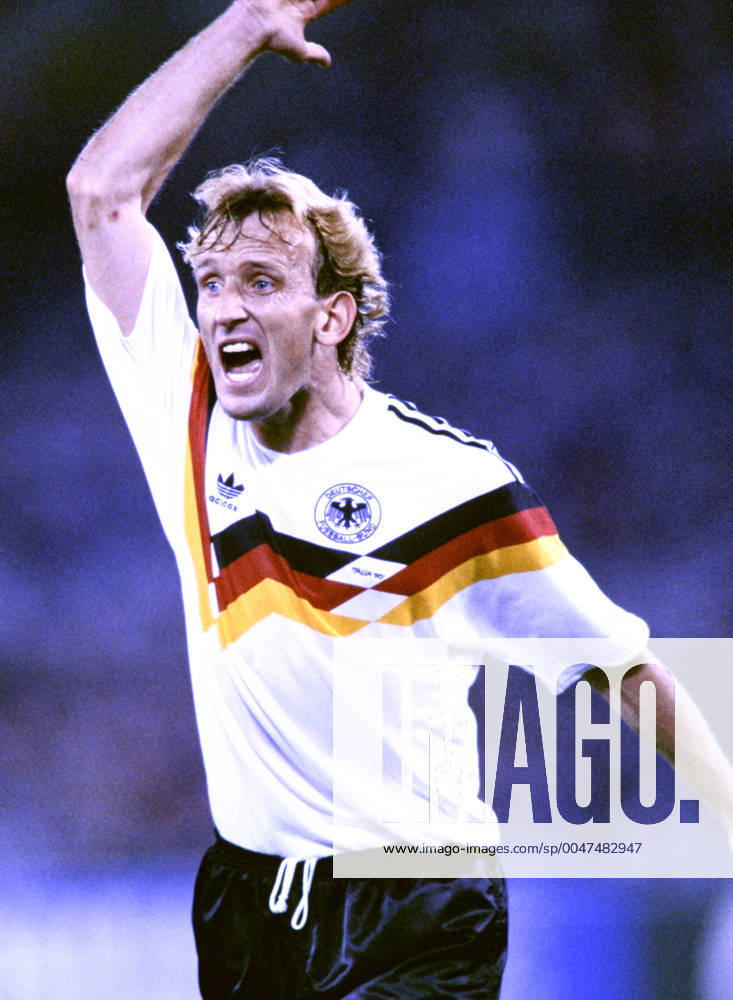 BREHME Andreas Team Germany Team Germany World Champions FIFA World Cup 1990 in Italy Final Germany Argentina 1 0 on 08 07 1990 in Rome