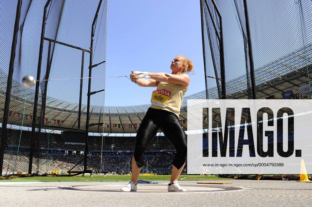 Betty Heidler (Deutschland) Leichtathletik WM Damen WM 2009, Nationaltrikot, Hammerwurf Einzelbild Berlin