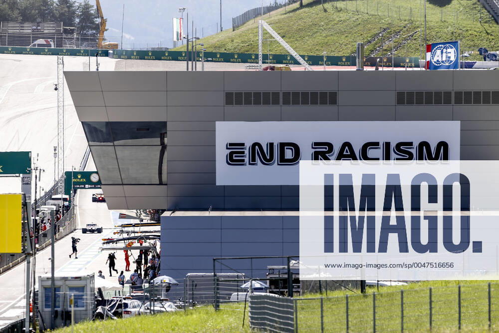 Motorsports: FIA Formula One World Championship, WM, Weltmeisterschaft 2020, Grand Prix of Austria, End racism branding, campaign against racism Spielberg Austria