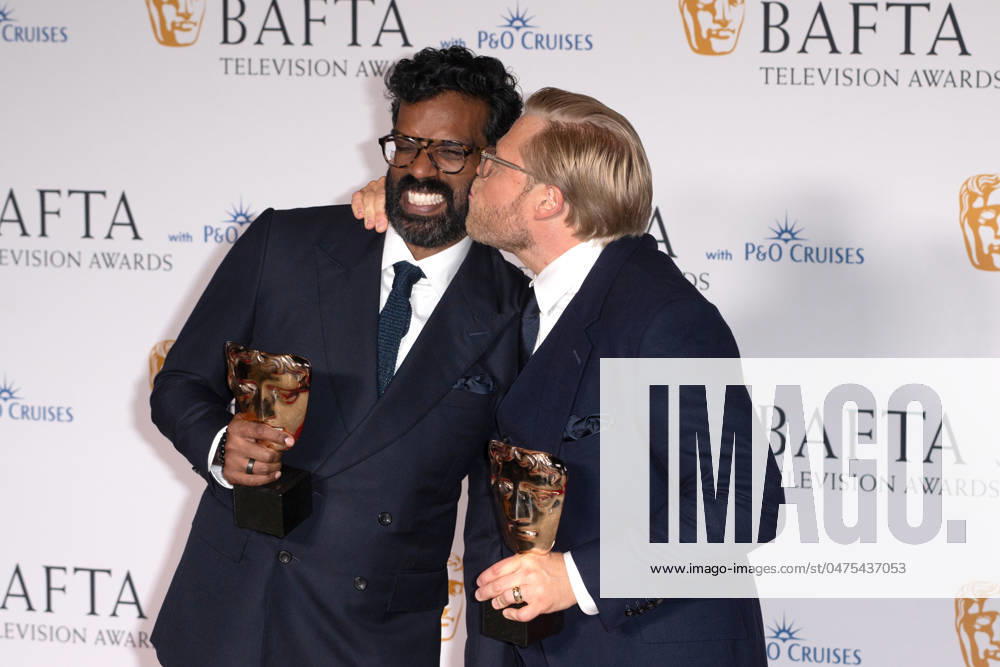 Romesh Ranganathan and Rob Beckett attends the BAFTA Television Awards with P&O Cruises, at the Royal Festival Hall in London, England. UK. Sunday 12th May 2024 -